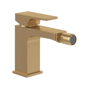 Baterie de bideu Villeroy&Boch, Architectura Square, cu ventil cu tijă, brushed gold_14