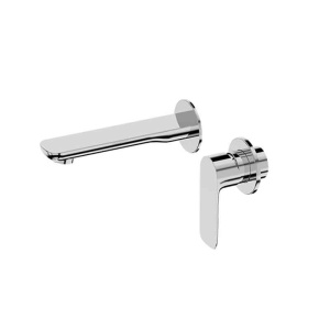 Baterie încastrată pentru lavoar, LaVita Scala, pipă 177 mm, corp încastrat inclus, crom_2