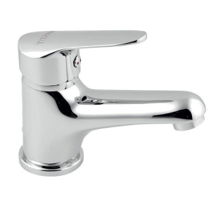 Baterie lavoar Ferro, Titania Iris New, fara ventil, crom_14