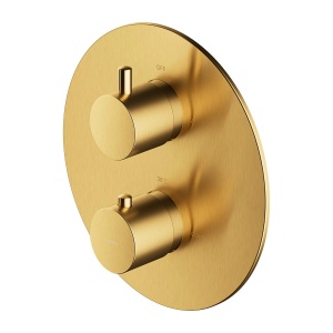 Baterie termostatata incastrata dus Omnires Y auriu mat_9