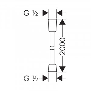 hansgrohe_isiflex_furtun_dus_2metrii_crom_schita_e-baie.ro