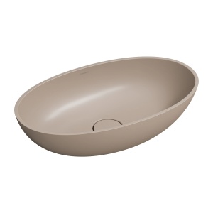 Lavoar pe blat, Omnires SHELL M+ , 60 x 35 cm, bej mat_6