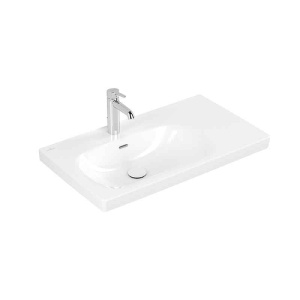 Lavoar suspendat Villeroy & Boch Skyla 80 cm, TitanCeram, CeramicPlus, alb alpin_14