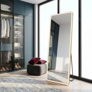 Oglindă Led Rea Classico 60x170cm Brush Gold_14