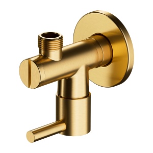 Robinet colțar, Omnires, auriu periat_18