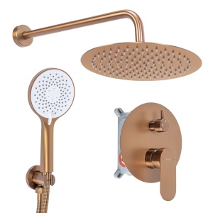 Set De Dus Incastrat Rea Drop Brush Copper + Box_1