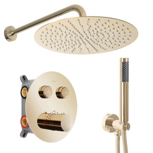 Set De Duș Incastrat Rea Lungo Auriu + Box Cu Termostat_3