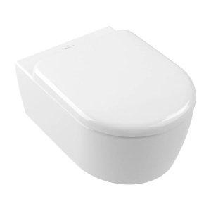 Set vas WC suspendat, Villeroy&Boch, Skyla, TwistFlush, Rimless, rotund, alb, cu capac softclose_19
