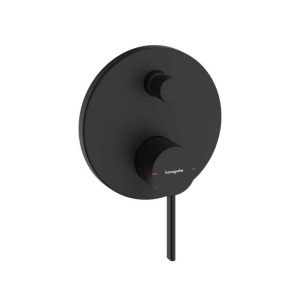 Baterie cadă-duș Hansgrohe Zesis S, montaj încastrat, negru mat_16
