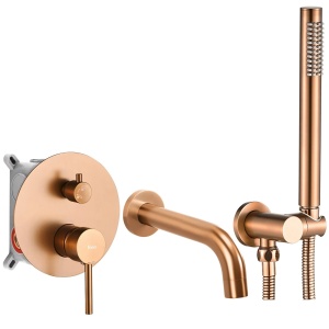 Baterie Pentru Cadă Rea Lungo Brush Copper + Box_15