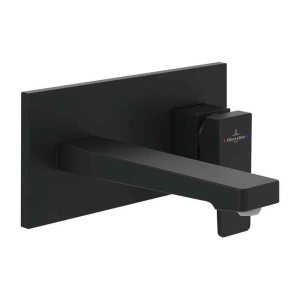 Baterie pentru lavoar Villeroy&Boch, Architectura Square, montaj încastrat, negru mat_18