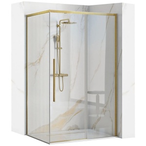 Cabina De Dus Solar Gold Brush 120x90cm_4