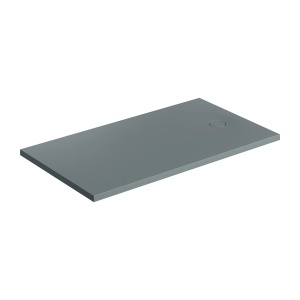 Cadita de dus Omnires AQUAROCK, 80x160 cm, compozit, gri mat_3