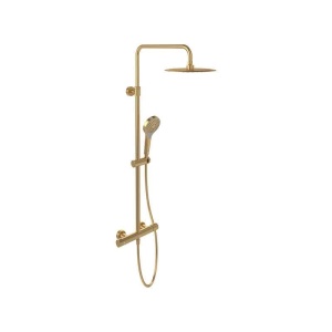 Coloană de duș cu termostat, Villeroy & Boch Verve Showers, auriu periat_2