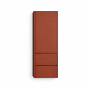 Dulap suspendat baie Kolpasan Joy 148 cm, 1 ușă și 2 sertare, Ceramic Red_2