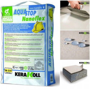 Hidroizolatie monocomponent exterior, Kerakoll, Aquastop Nanoflex®, 20 kg