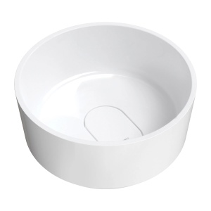 Lavoar pe blat, Omnires CADENCE M+, 42 cm, alb lucios_12