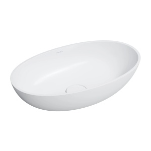 Lavoar pe blat, Omnires SHELL M+, 60 x 35 cm, alb mat_18