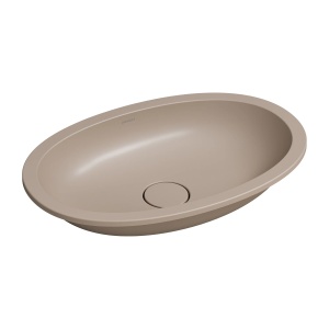 Lavoar sub blat, Omnires SHELL M+, 54 x 34 cm, bej nisip mat_6