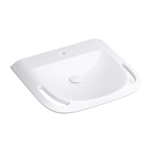 Lavoar suspendat, Omnires HOLD M+, 60 x 55 cm, alb lucios_7