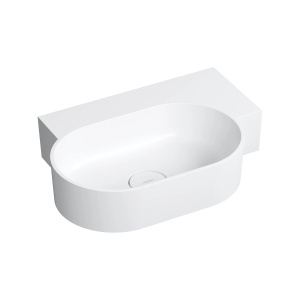 Lavoar suspendat, Omnires OVO M+, dreapta, 55 x 38 cm, alb mat_13