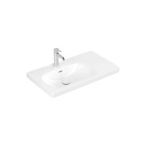 Lavoar suspendat Villeroy & Boch Skyla 80 cm, TitanCeram, alb alpin_7