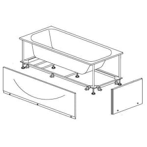 Panou si structura pentru cazile Kolpasan, Tamia 150x70