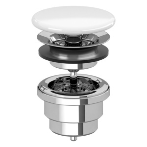 Ventil ceramic fix, Villeroy & Boch, fara preaplin, alb alpin_2