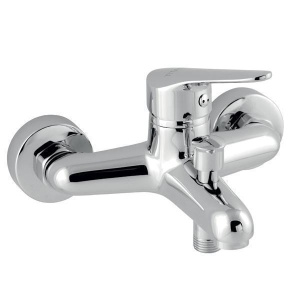 Baterie cada - dus, Ferro, Titania Iris New, fara set dus, crom_15