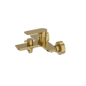 Baterie cadă-duș, LaVita Scala, montaj pe perete, brushed gold_9