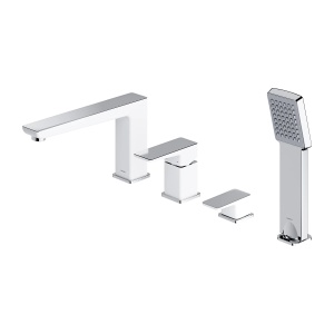 Baterie cada Omnires PARMA, montaj pe cada, crom lucios/alb_11