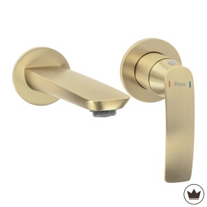 Baterie De Lavoar Încastrată Rea Como Brush Gold + Box_1