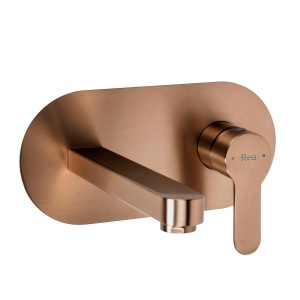 Baterie lavoar incastrata Rea Arcos Brush Copper_6