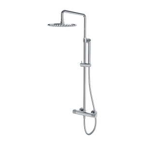 Coloana de dus cu termostat, Omnires CONTOUR ,crom lucios_8
