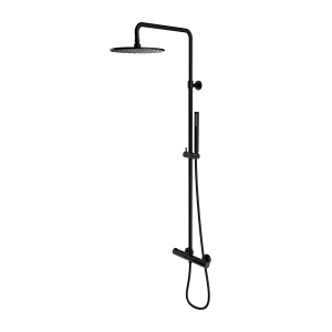 Coloana de dus cu termostat, Omnires Y, negru semi-mat_11