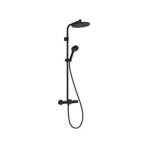 Coloană de duș Hansgrohe, Activera S, cu baterie termostatată Ecostat Fine, negru mat_21