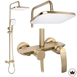 Coloana de Dus Premium Rea Como M1 Brush Gold_3