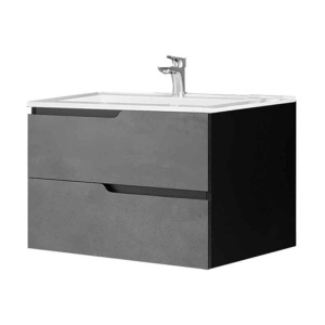 Mobilier pentru lavoar încastrat Fluminia, Bari, 80 cm, urban grey_11