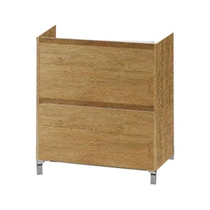 Mobilier stativ pentru lavoar, Fluminia, Lizi, riflat, 60 cm, rovere naturale_9