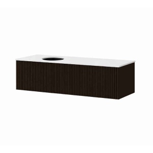 Mobilier suspendat Kolpasan, Orphia 120 riflat, cu blat din Kerrock, 1 sertar, graphite black_3