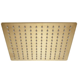 Pălărie De Duș Pătrată Rea Js-p015bg 30cm Brush Gold_16