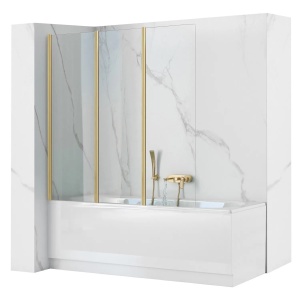 Panou Pentru Cada Pliabil Rea Agat-3 120 Brush Gold_9