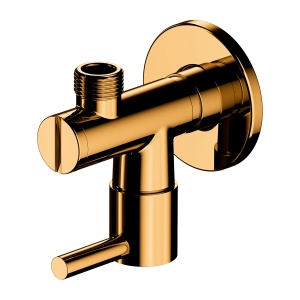 Robinet colțar, Omnires, auriu lucios_7