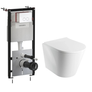 Set complet vas WC suspendat OMNIRES, Ottawa Tampa, TAMPAMWBP, cu rezervor si clapeta_18