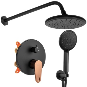 Set De Dus Rea Mild Negru Auriu Roz + Box_13