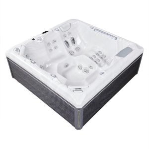 Set minipiscină Atlas PeakLife Premium Plus, cu capac, jeturi luminoase și sistem WIS integrat_10
