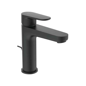 Baterie lavoar Ideal Standard Cerafine 120, cartuș ceramic, ventil Pop-Up, negru mat_15