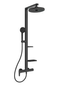 Coloană de duș Ideal Standard CeraFlow Alu+, cu baterie termostatată CoolBody, negru mat_4