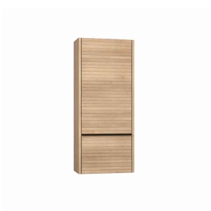 Dulap înalt suspendat Kolpasan, Orphia 100, front canelat,1 ușă, 1 sertar, acacia_11