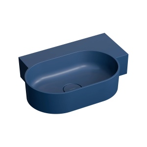 Lavoar suspendat, Omnires OVO M+ , dreapta, 55 x 38 cm, albastru mat_6